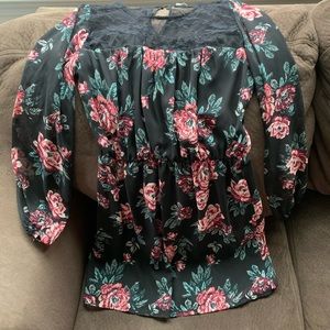 Chiffon Dress with floral print